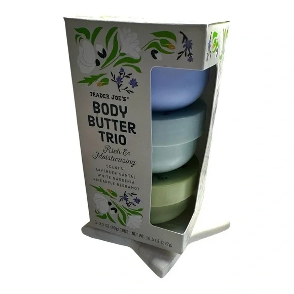 NEW Trader Joe’s Body Butter Trio scented lotion set lavender gardenia santal - Picture 6 of 7